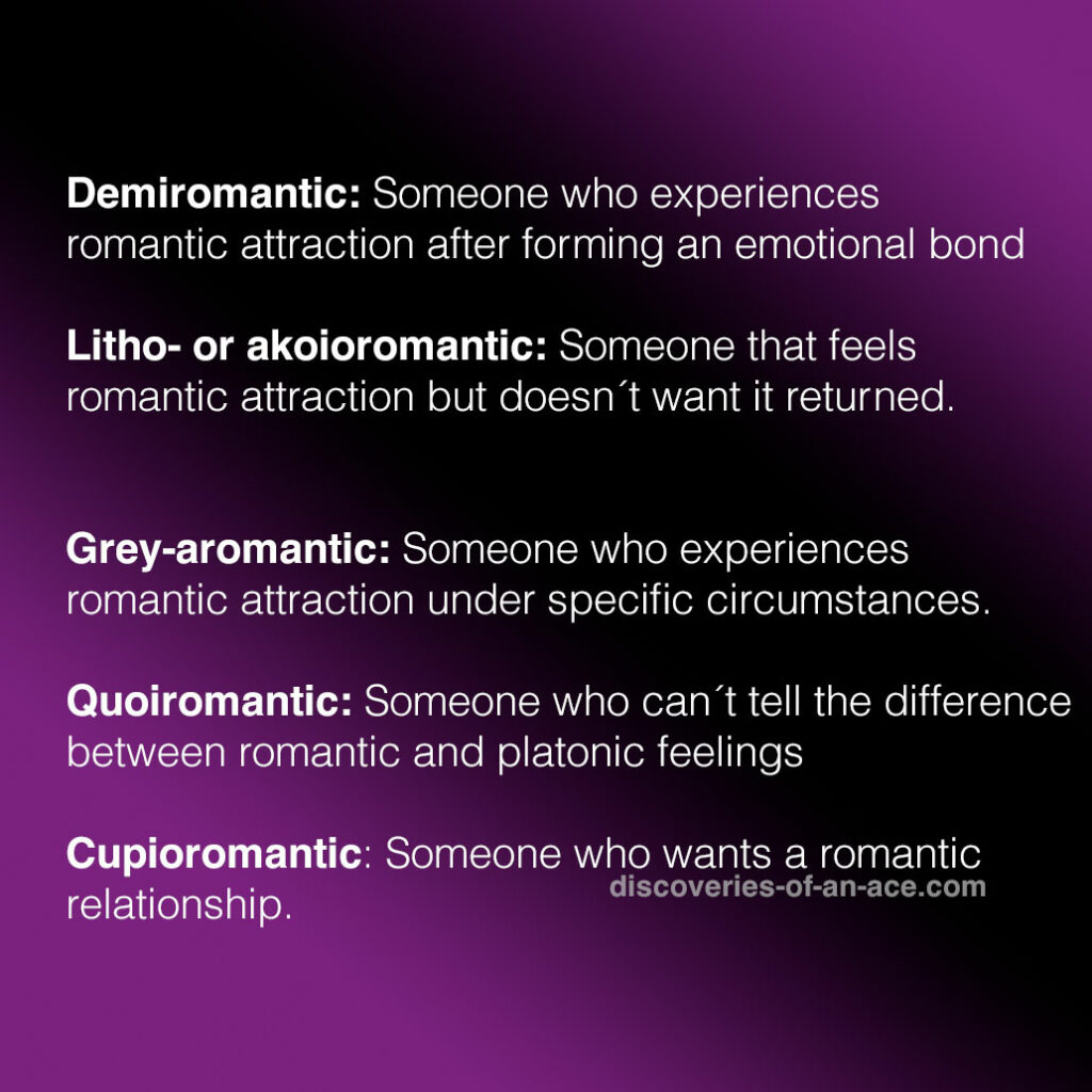 What´s the difference between asexual and aromantic?